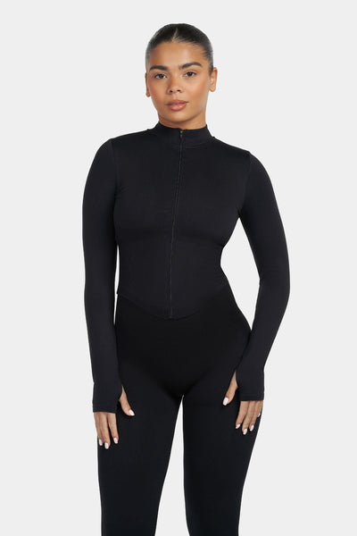 Sculpt Shapewear Jacket | Pure Black