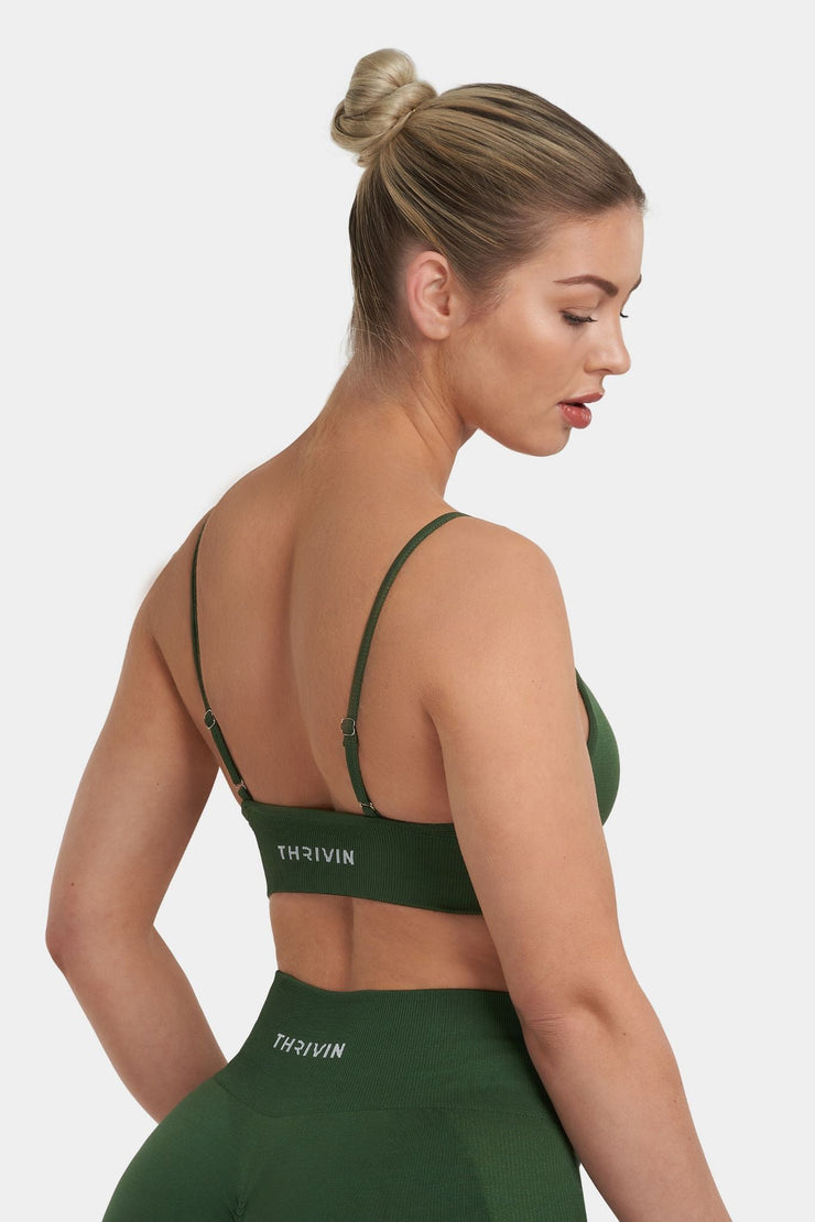 Multi-Way Sculpt Seamless Top | Palm Green