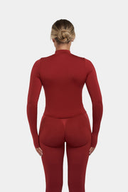 Sculpt Shapewear Jacket | Cherry Spice