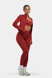 Sculpt Shapewear Jacket | Cherry Spice