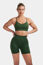 Multi-Way Sculpt Seamless Top | Palm Green